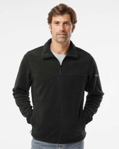 Columbia 212478 Men’s Steens Mountain™ Full Zip 2.0 Jacket – Black (on model)