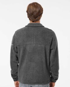 Columbia 212478 Men’s Steens Mountain™ Full Zip 2.0 Jacket – Charcoal Heather (on model back)