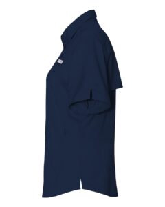 Columbia 212466 Women’s PFG Tamiami™ II Short Sleeve Shirt – Collegiate Navy (side)