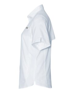 Columbia 212466 Women’s PFG Tamiami™ II Short Sleeve Shirt – White (side)