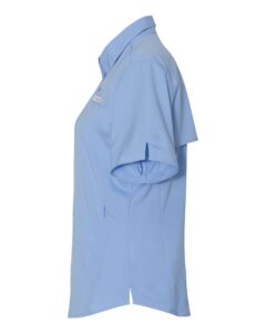 Columbia 212466 Women’s PFG Tamiami™ II Short Sleeve Shirt – White Cap Blue (side)
