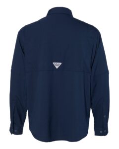 Columbia 212467 Men’s PFG Tamiami™ II Shirt – Collegiate Navy (back)