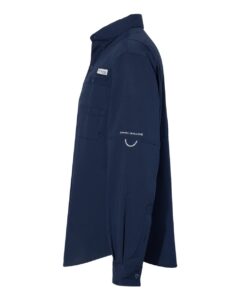 Columbia 212467 Men’s PFG Tamiami™ II Shirt – Collegiate Navy (side)