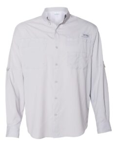 Columbia 212467 Men’s PFG Tamiami™ II Shirt – Cool Grey