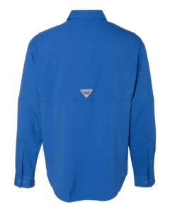 Columbia 212467 Men’s PFG Tamiami™ II Shirt – Vivid Blue (back)
