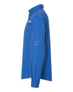 Columbia 212467 Men’s PFG Tamiami™ II Shirt – Vivid Blue (side)