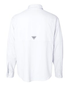 Columbia 212467 Men’s PFG Tamiami™ II Shirt – White (back)
