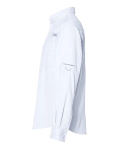 Columbia 212467 Men’s PFG Tamiami™ II Shirt – White (side)