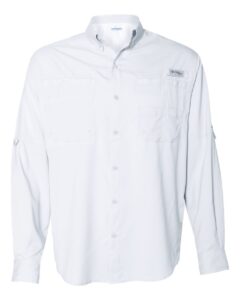 Columbia 212467 Men’s PFG Tamiami™ II Shirt – White