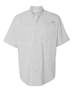Columbia 212468 Men’s PFG Tamiami™ II Short Sleeve Shirt – Cool Grey