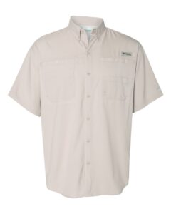 Columbia 212468 Men’s PFG Tamiami™ II Short Sleeve Shirt – Fossil