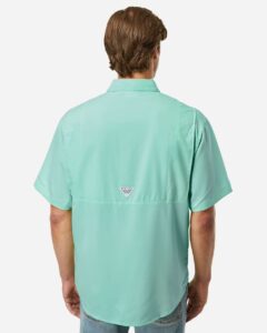 Columbia 212468 Men’s PFG Tamiami™ II Short Sleeve Shirt – Gulf Stream (on model back)