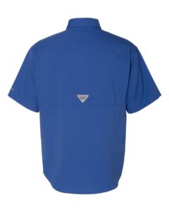 Columbia 212468 Men’s PFG Tamiami™ II Short Sleeve Shirt – Vivid Blue (back)