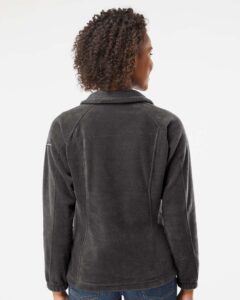 Columbia 212470 Women’s Benton Springs™ Fleece Full-Zip Jacket – Charcoal Heather (on model back)