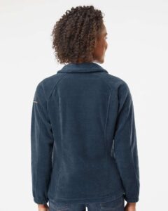Columbia 212470 Women’s Benton Springs™ Fleece Full-Zip Jacket – Columbia Navy (on model back)
