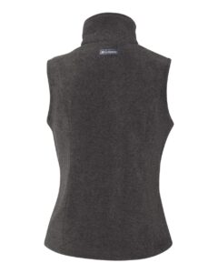 Columbia 212471 Women’s Benton Springs™ Fleece Vest – Charcoal Heather (back)
