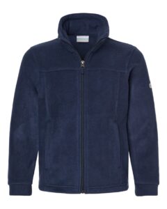 Columbia 212479 Youth Steens Mountain™ II Fleece Full-Zip Jacket – Collegiate Navy