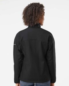Columbia 212493 Women’s Kruser Ridge™ Soft Shell Jacket – Black (on model back)
