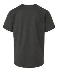 Tultex 235 Youth Fine Jersey T-Shirt – Charcoal (back)