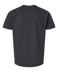 Tultex 235 Youth Fine Jersey T-Shirt – Heather Graphite (back)