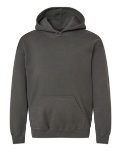 Tultex 320Y Youth Hooded Sweatshirt – Charcoal