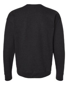Tultex 340 Unisex Fleece Crewneck Sweatshirt – Heather Graphite (back)