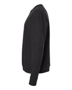 Tultex 340 Unisex Fleece Crewneck Sweatshirt – Heather Graphite (side)