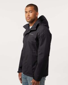 Columbia 208934 Men’s Hikebound™ II Jacket – Black (on model side)