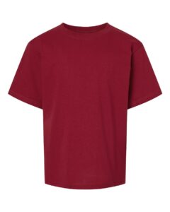 M&O 4850 Youth Gold Soft Touch T-Shirt – Cardinal Red