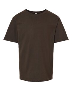 M&O 4850 Youth Gold Soft Touch T-Shirt – Chocolate