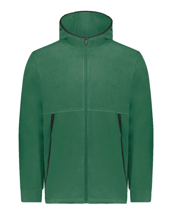 Augusta Sportswear Unisex Eco Revive™ Polar Fleece Hooded Full-Zip Jacket