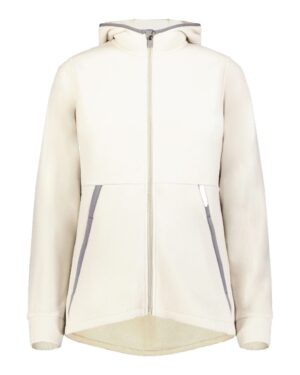 Augusta Sportswear 6860 Women’s Eco Revive™ Polar Fleece Hooded Full-Zip Jacket