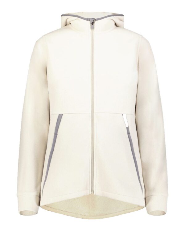 Augusta Sportswear Women’s Eco Revive™ Polar Fleece Hooded Full-Zip Jacket