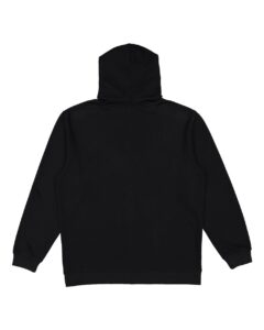 LAT 6927 Unisex Full-Zip Hoodie Sweatshirt – Black (back)