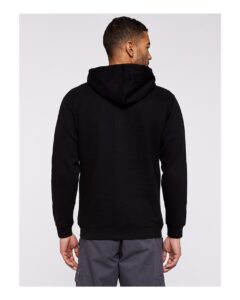LAT 6927 Unisex Full-Zip Hoodie Sweatshirt – Black (on model back)