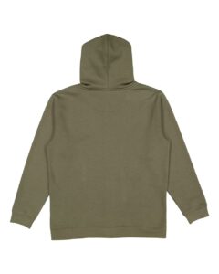 LAT 6927 Unisex Full-Zip Hoodie Sweatshirt – Military Green (back)