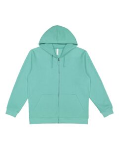 LAT 6927 Unisex Full-Zip Hoodie Sweatshirt – Saltwater