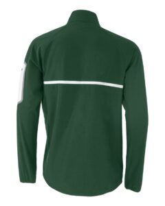 Holloway 229543 Unisex Weld Jacket – Forest/ White (back)