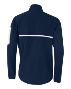 Holloway 229543 Unisex Weld Jacket – Navy/ White (back)