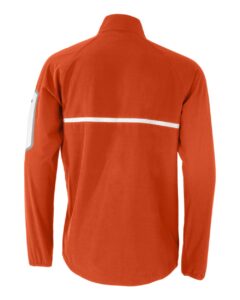 Holloway 229543 Unisex Weld Jacket – Orange/ White (back)