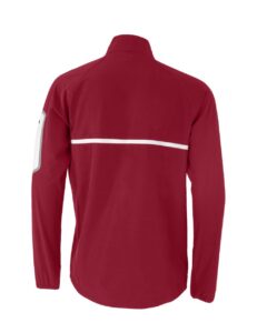 Holloway 229543 Unisex Weld Jacket – Scarlet/ White (back)