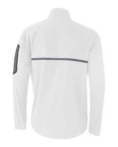 Holloway 229543 Unisex Weld Jacket – White/ Carbon (back)