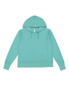 LAT 3536 Women’s Vintage Wash Hoodie Sweatshirt – Washed Saltwater