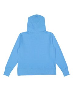 LAT 3536 Women’s Vintage Wash Hoodie Sweatshirt – Washed Tradewind (back)