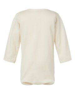 Rabbit Skins 4421 Infant Fine Jersey Long Sleeve Bodysuit – Natural (back)