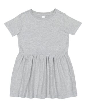 Rabbit Skins 5333 Toddler Fine Jersey Dress – Heather