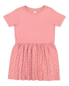 Rabbit Skins 5333 Toddler Fine Jersey Dress – Mauvelous/ Mauvelous Spot