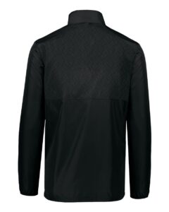 Holloway 229533 Men’s SeriesX Quarter-Zip Pullover – Black (back)