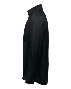 Holloway 229533 Men’s SeriesX Quarter-Zip Pullover – Black (side)