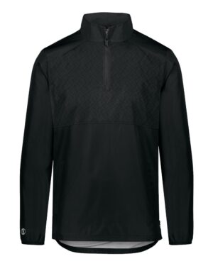 Holloway 229533 Men’s SeriesX Quarter-Zip Pullover – Black